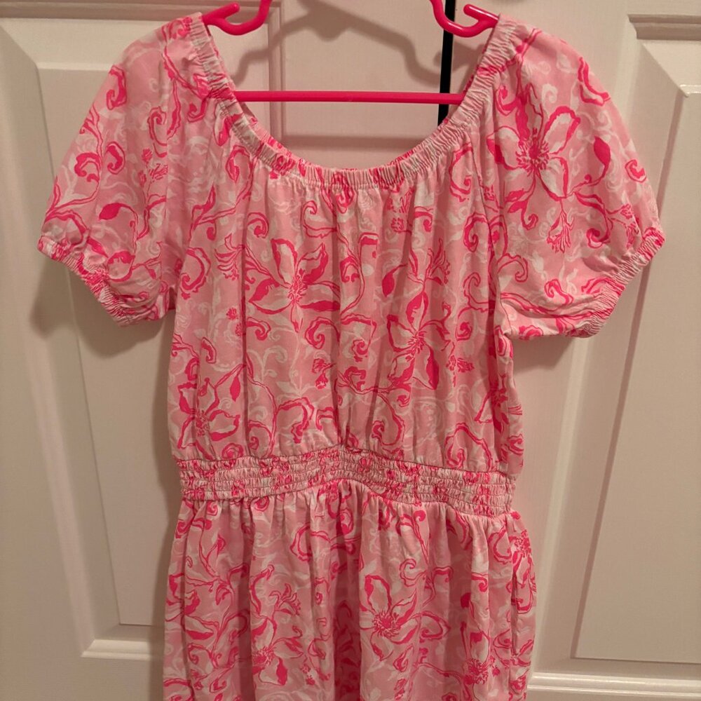 Girls Lilly Putlizer Wyndmoor Floral Print Dress - Size 8-10 (Medium)